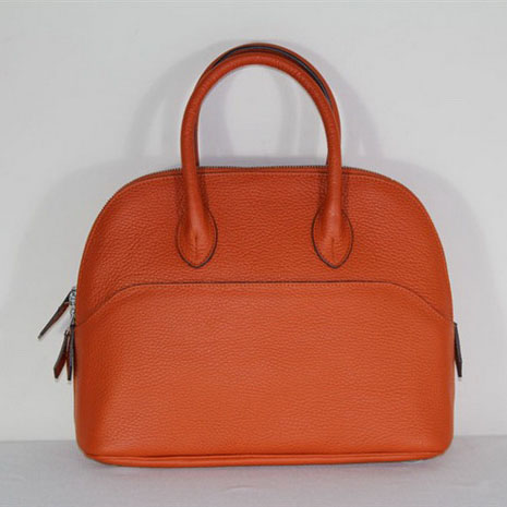 High Quality Replica Hermes Bolide Togo Leather Tote Bag Orange 1923 - Click Image to Close